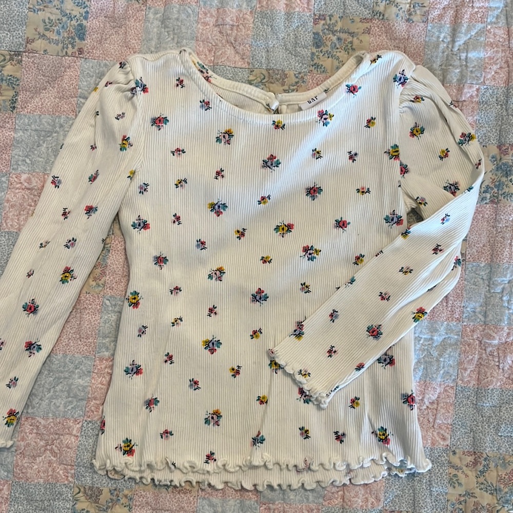 Baby Gap floral shirt